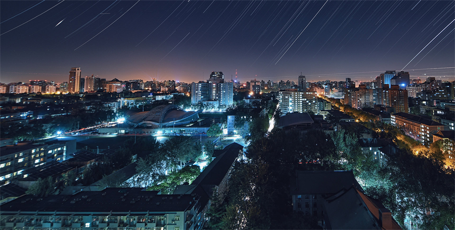 BIT campus under the nightfall